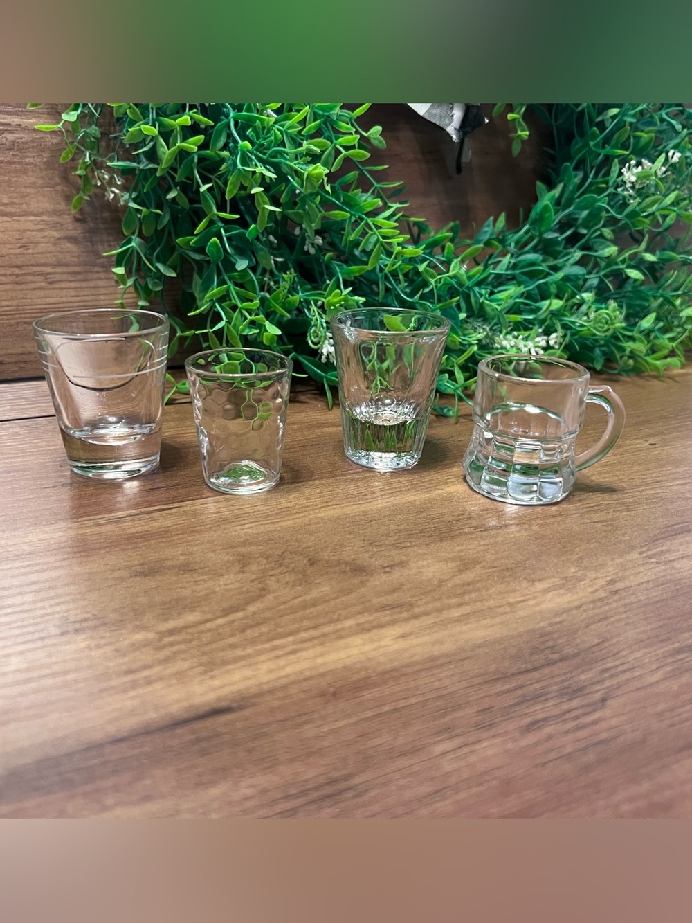 Set of 4 Vintage Miscellaneous Shot Glasses